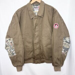 Walls FR Flame Resistant Work Wear Insulated Jacket Mens XL Oilfield Camo